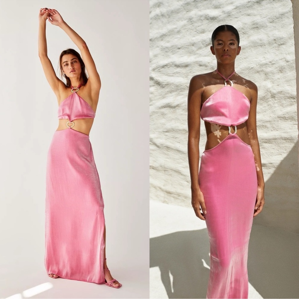 BAOBAB Kira Pink Maxi Dress M